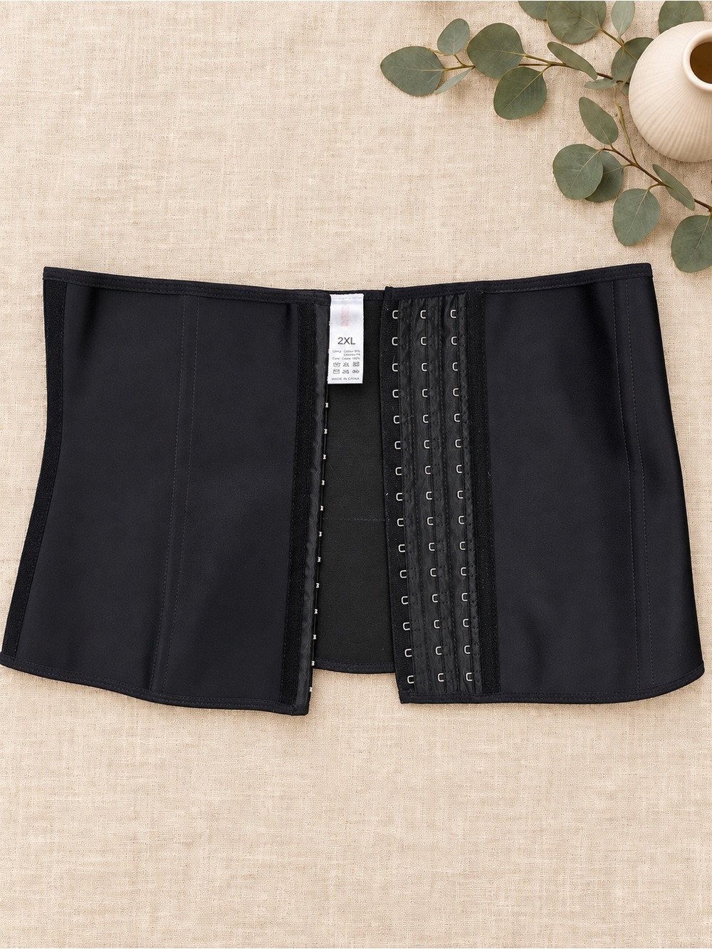 Black Waist Trainer Cincher Belt - Women 2XL (Fit me at XL)